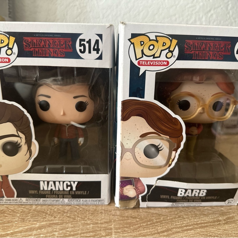 Funko Pop Stranger Things Nancy and Barb Figures